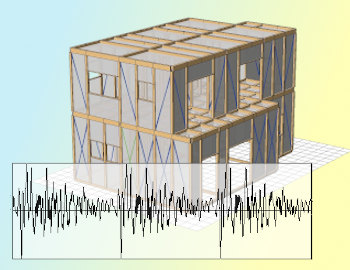 wallstatの画像と人工地震波のイメージ