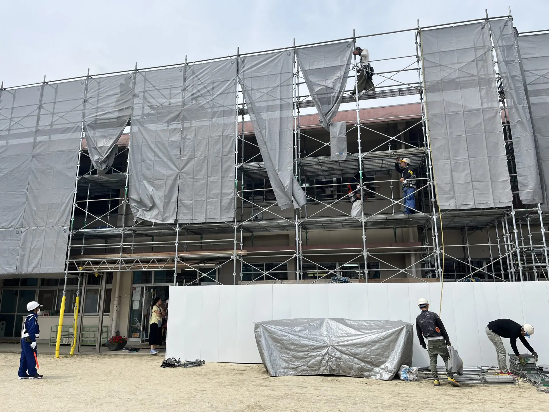 あさひ認定こども園 防水及び外壁改修工事 【社長BLOG】 - ウェル