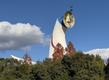 吹田万博公園の太陽の塔の顔